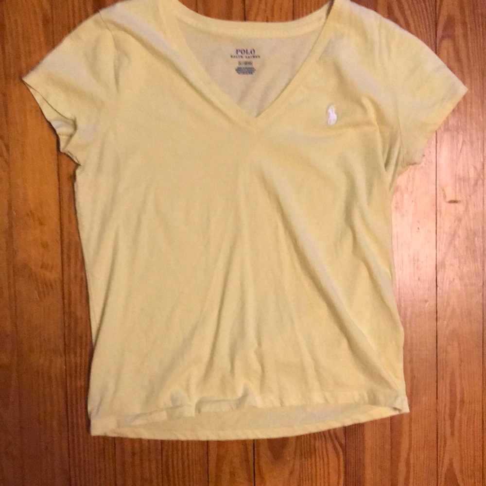 Women’s Pale Yellow Polo Shirt